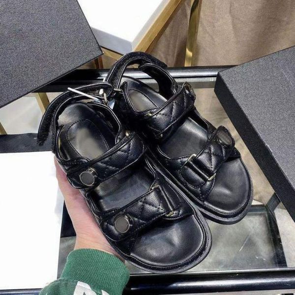 

sandals friczot summer comfort flat shoe casual women's sandal ankle strap soft open toe sports, Black