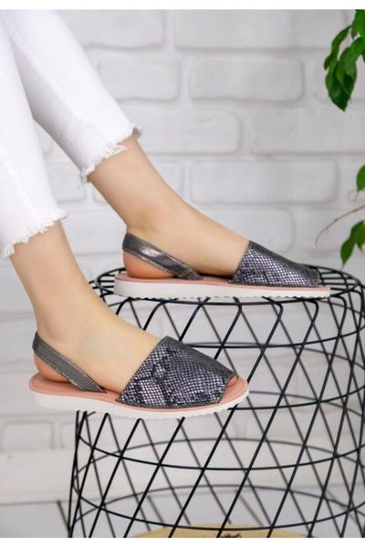 

women smoked slippers sandals shoes er045, Black