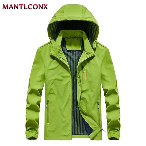 

men's jackets mantlconx summer outdoor sun protection hooded jacket breathable quick dry coat men sports tactical spring, Black;brown