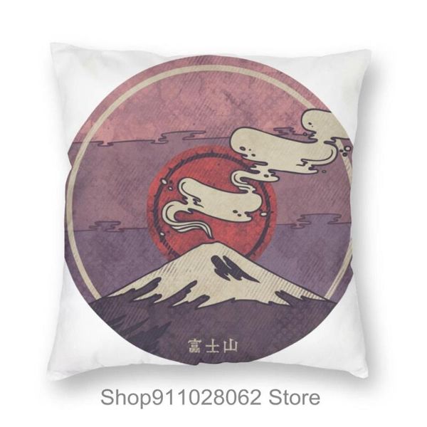 

japan fuji throw pillows covers cases velvet pillowcase cushion protector 24x24 long camping yoga ssilk pregnancy cushion/decorative pillow