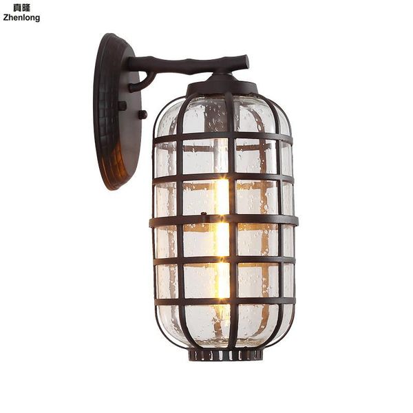 

wall lamp outdoor light balcony villa exterior entrance door garden lights glass sun room terrace e27 bulb 110v/220v