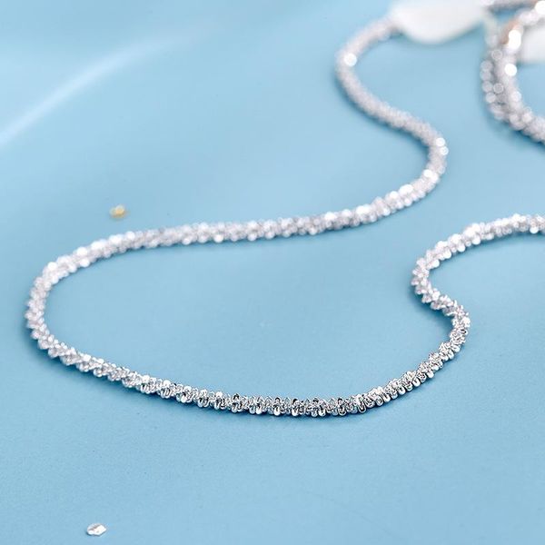 

necklace 2021 gypsophila choker necklaces for women popcorn chains jewelry accessories wholesale collares pendant, Silver