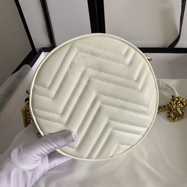 

marmont classic round mini shoulder bags genuine leather fashion chain bag handbag