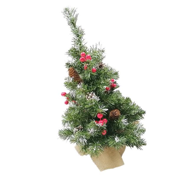 

christmas decorations 1pc festival mini tree adornment simulated desktop