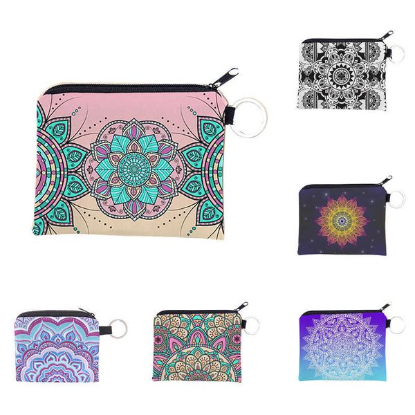 

zohra3d digital printing wallet, White