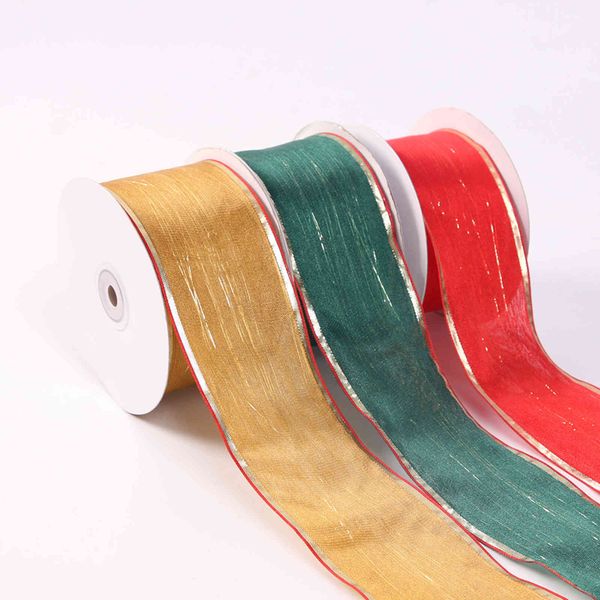 

christmas gift packaging diy bow decoration color ribbon