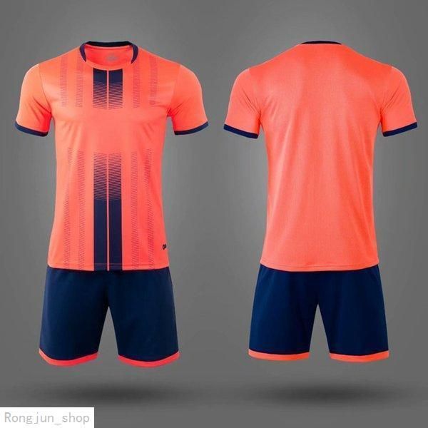 

blank kids soccer jersey short set football kits clothes men tracksuit children training suit sport wear uniformf, Black