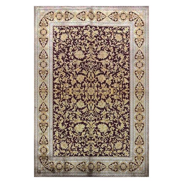 

carpets 5.5'x8' hand knotted silk carpet home decoration handmade