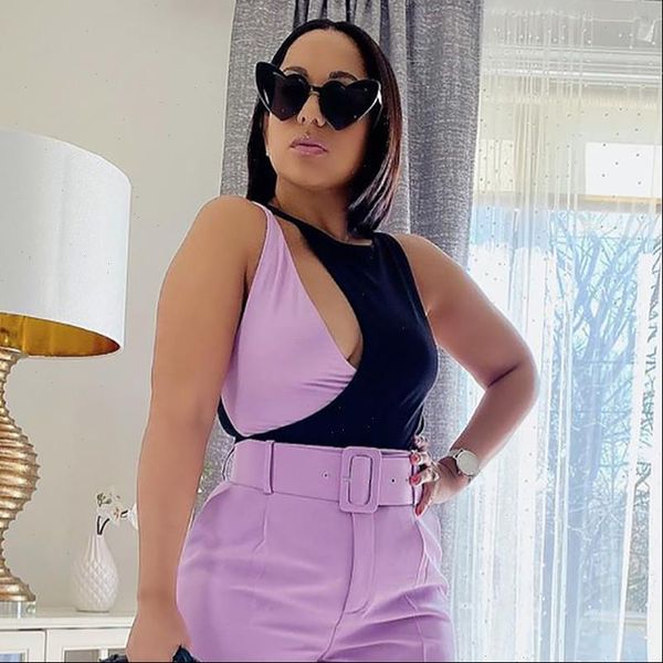 

womens rompers chic women patchwork bodysuits summer fashion ladies stylish bomb bodysuit vintage female slim bodycon girls, Black;white