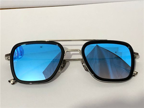 

fashion design man sunglasses 006 square frames vintage style uv 400 protective outdoor eyewear with case 001, White;black