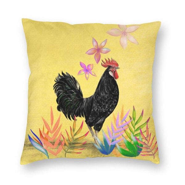

cushion/decorative pillow cute farm chicken cushion covers sofa decoration rooster pattern square case 45x45cm
