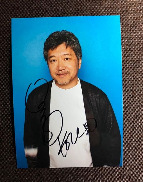 

greeting cards hand signed hirokazu koreeda autographed po autographs 5*7 102021x