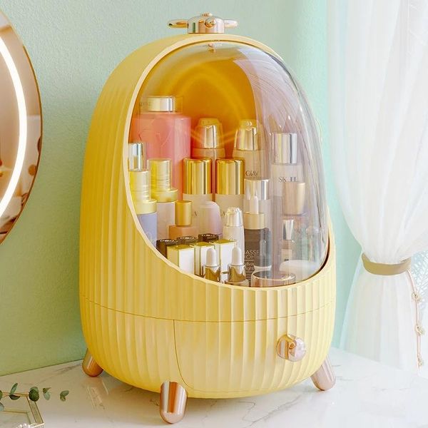 

storage boxes & bins led internal design makeup organizer box deskdustproof drawer beauty transparent jewelry