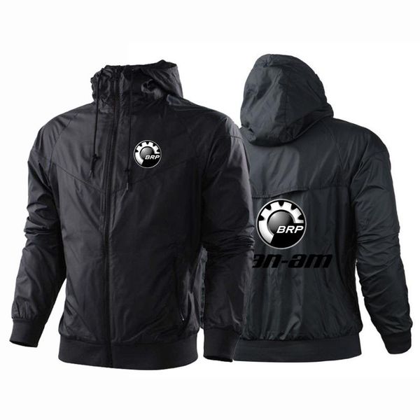 

men's hoodies & sweatshirts 2021 brp can-am logo autumn customize high street zipper jackets print sport coats man's men harajuku, Black