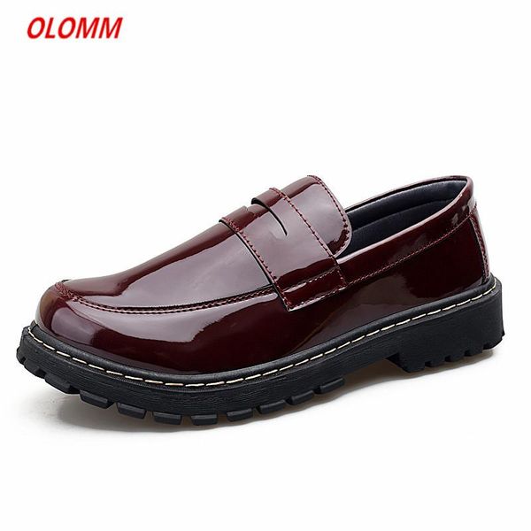 

dress shoes spring autumn men formal wedding luxury business loafers pointy black