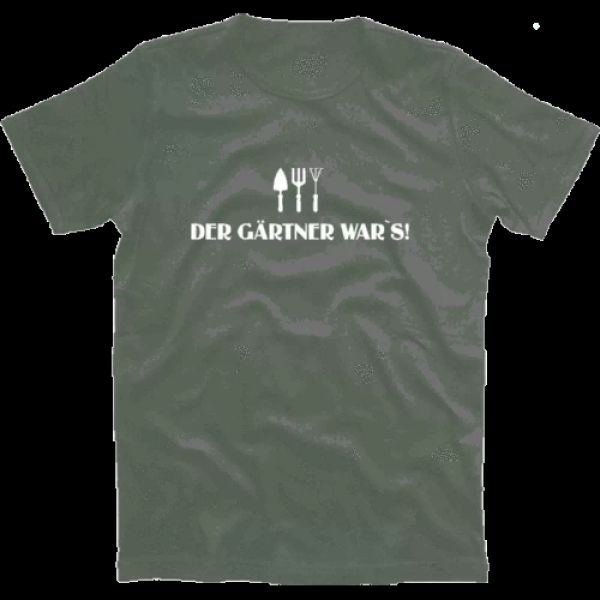 

el gaertner wars - jardÃ­n kleingaertner laubenpieper flores beet camiseta s-xxxl, White;black