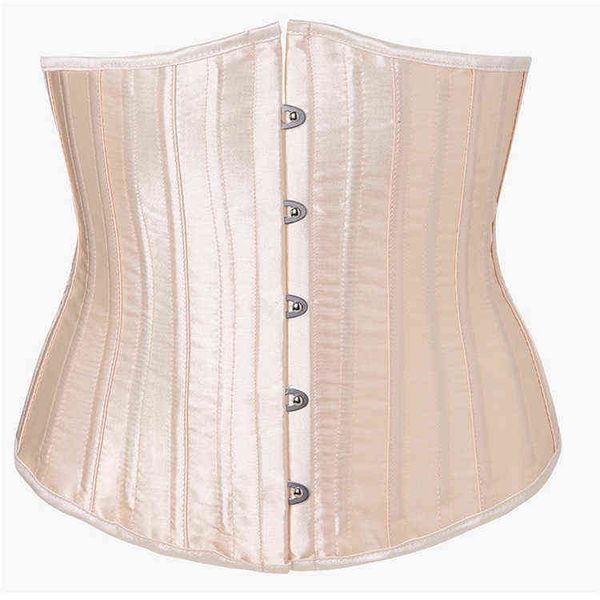 

waist tummy shaper 26 steel satin seal waist clip court corset