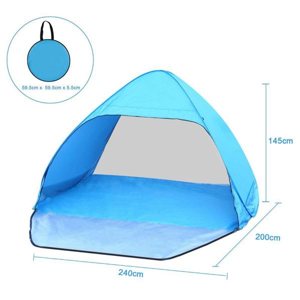 

tents and shelters outdoor camping, leisure beach tent, installation-quick-opening tents, waterproof, windshield sunshade