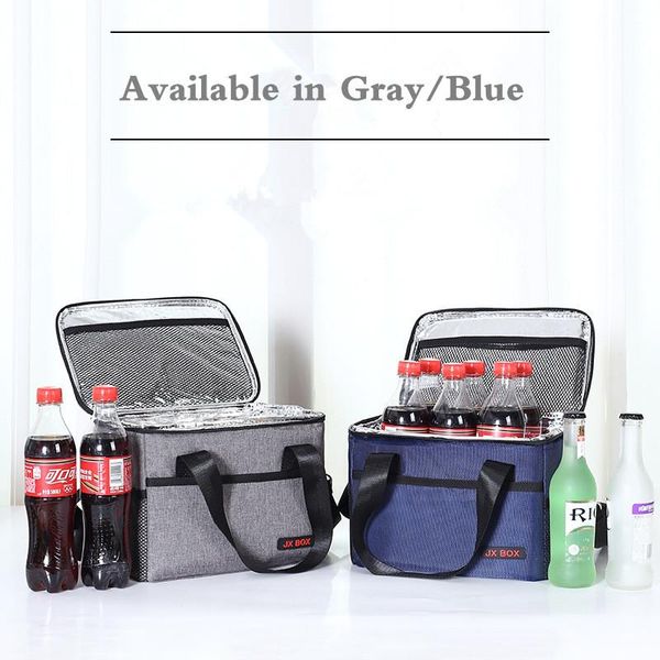 

storage bags s/m/l picnic bag large insulated cooler meal container lunch big capacity oxford cloth waterproof ice pack with strap