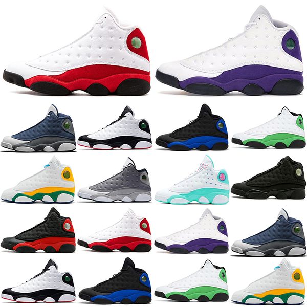 

classic basketball shoes 13s for men 13 flint he got game hyper royal lucky green playground court purple chicago bred black cat outdoor tra, White;red
