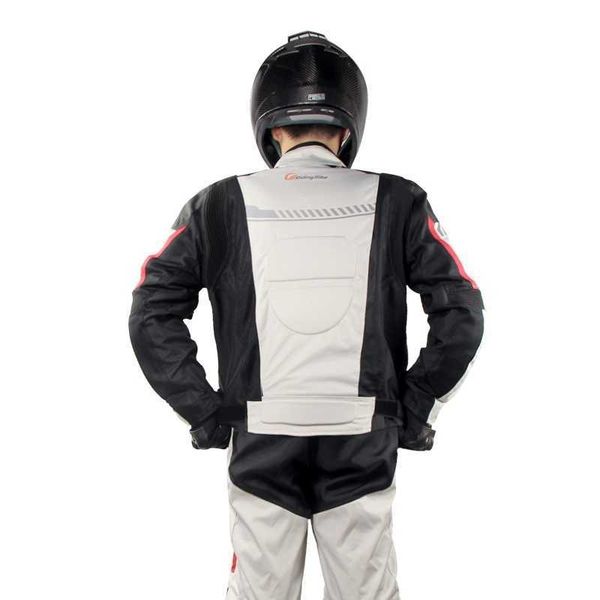 

riding tribe riding men's winter waterproof warm racing fall proof motorcycle suit2021, Black;white