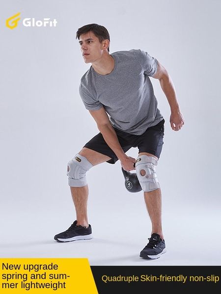 

elbow & knee pads glofit support brace running men women professional cycling mountaineering basketball equipment fitness joint protection, Black;gray