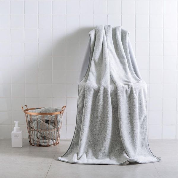 

towel carbon fiber absorbent bath easy to wash, no hair dropping, healthy, simple and plain color