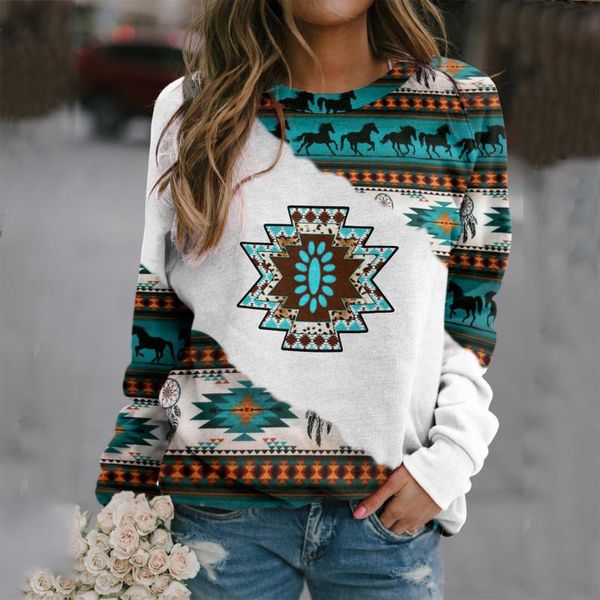 

women's hoodies & sweatshirts women vintage print loose hoodied winter long sleeve sweet girl pullovers clothes blouse pullover, Black
