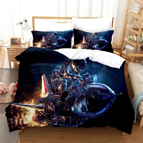 

bedding sets 3d starry sky set  duvet cover bed cotton bedroom