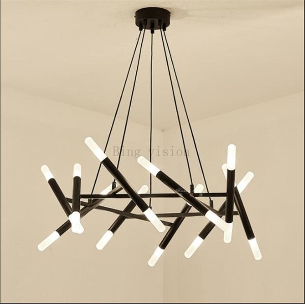 

pendant lamps modern gold black glass chandelier lighting g9 included dimmable led art hanging lamp for living room bedroom el lustre