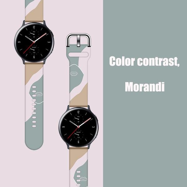 

watch bands for samsung galaxy 4 strap 3 universal 22mm 20mm smart sports silicone classic gear s3, Black;brown