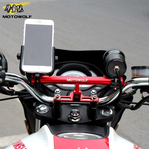 

cell phone mounts & holders motorcycle aluminum alloy extension crossbar bracket adjustable multi-function rod motorbike expansion holder