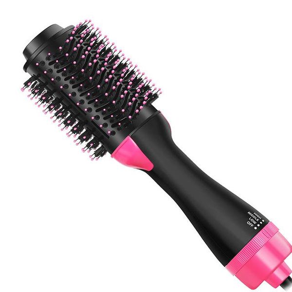

hair dryer & volumizer air brush 2-in-1 styler for straightening curling salon electric brushes