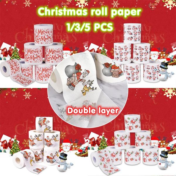 

christmas decorations 2022 reindeer kitchen toilet paper santa claus gifts for home