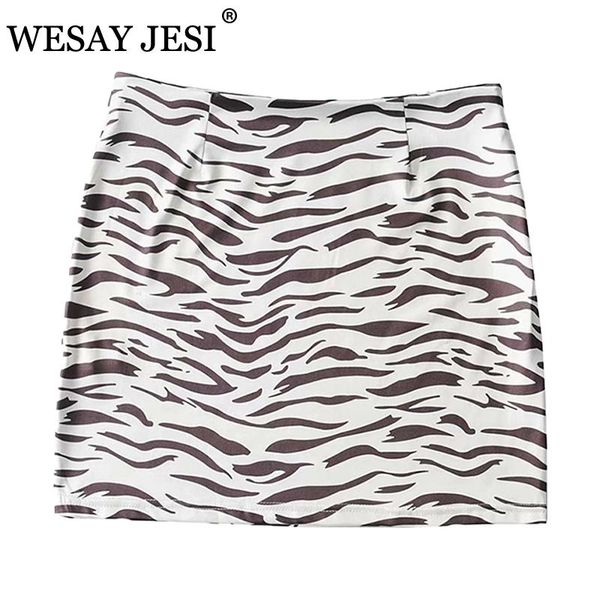 

summer mini skirts fashion vintage brown zebra striped dresses for women 2021 party clubwear elegant, Black