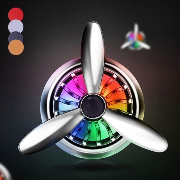 

car perfume diffuser propeller shape air freshener vent clip decor