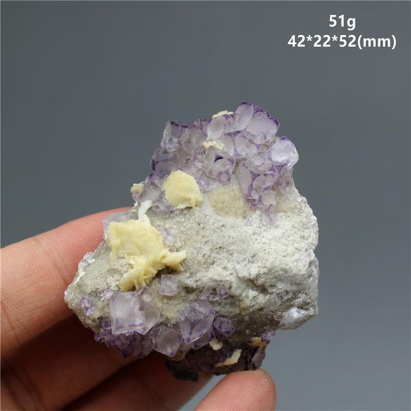 

100% natural rare guizhou purple edge fluorite cluster mineral crystal specimens stones and crystals healing decorative objects & figurines