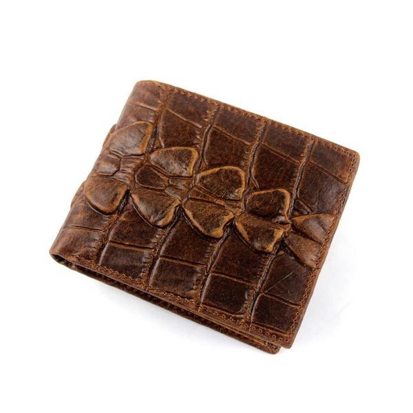 

men's crocodile leather wallet women mens wallets, Red;black