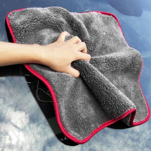 

car sponge wash detailing microfiber towel cleaning drying cloth thick washing rag for cars kitchen care