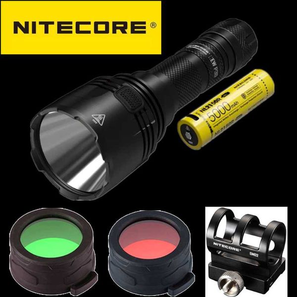 

flashlights torches original nitecore p30 cree xp-l hi v3 led max 1000lm beam distane 618 meter torch outdoor rescue light