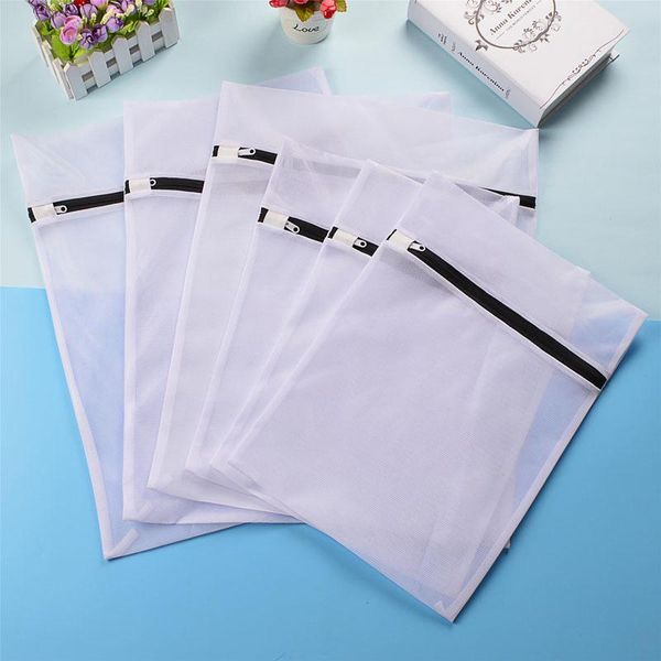 

laundry bags 6pack zippered mesh wash washing machines lingerie protecting net bag for delicates socks underwear