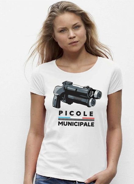 

womens t-shirt booze municipal jack, White;black