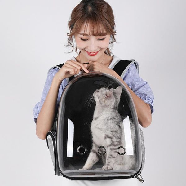 

cat carriers,crates & houses carrier backpack breathable transparent puppy dog bubble bag space pet transport carrying kitten suppli