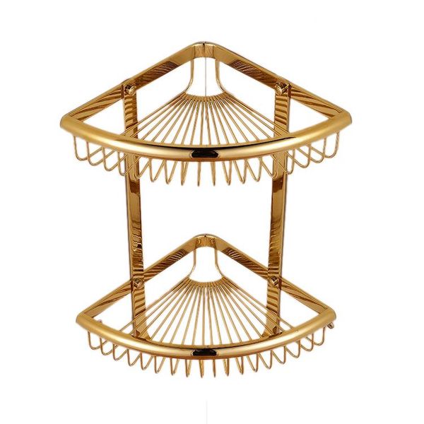

bathroom storage & organization triangle-basket double corner cosmetics basket
