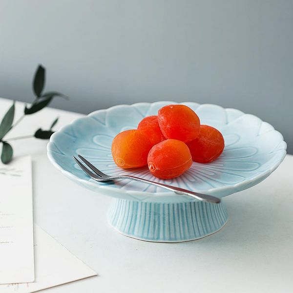 

dishes & plates japanese-style ceramic snack plate home living room fruit tribute dessert dried salad