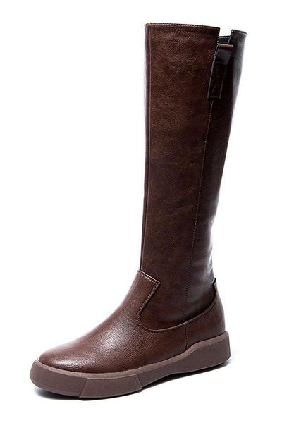 

boots knee high winter women comfort long female black tall riding for platform shoe