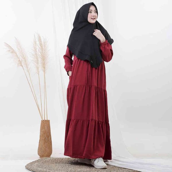 

vestidos abaya dubai turkey muslim fashion hijab dress islam clothing maxi dresses abayas for women robe musulman de moda femme, Red