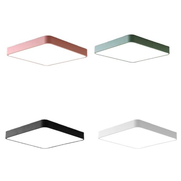 

ceiling lights led black white green pink natural bright 1 pcs 300*300mm 24w with energy-saving chip drop