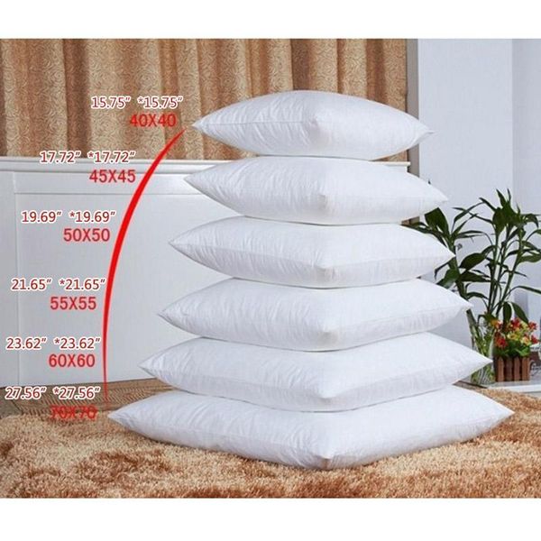 

pillow white cushion core for home el non-woven headboard inner filling car chair soft throw seat
