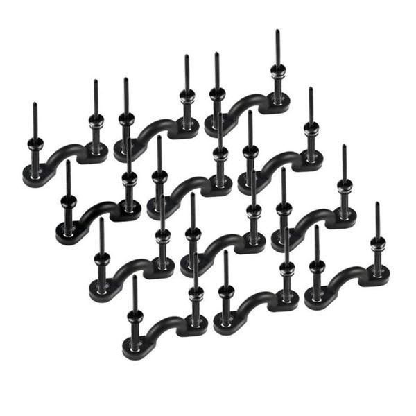 

deck rope buckle c type hunchback kayak handle with all black rivets rafts/inflatable boats